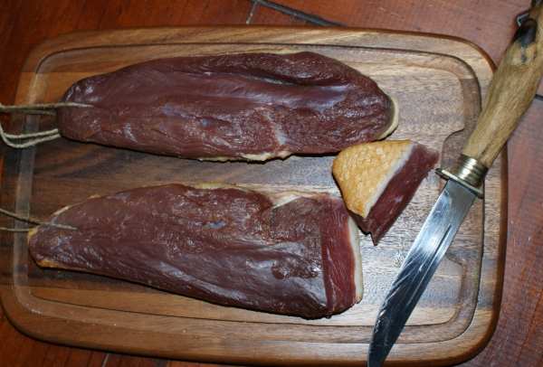 Räucherschrank "DICKER SMOKI" 120x50x40 cm, CR-Edelstahl, m. Unterschrank, räuchern, wursten, Schinken