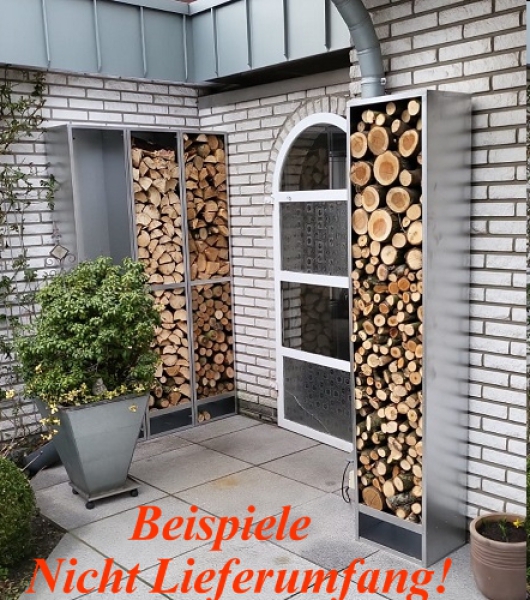 Timber stand / timber rack made of corrosion-protected steel