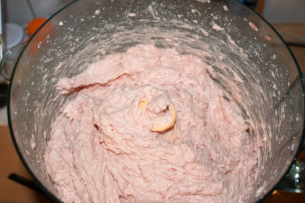 Cutter aid, reddening for cooked sausage etc. - H.K. 73; 100g, e.g. Bockwurst
