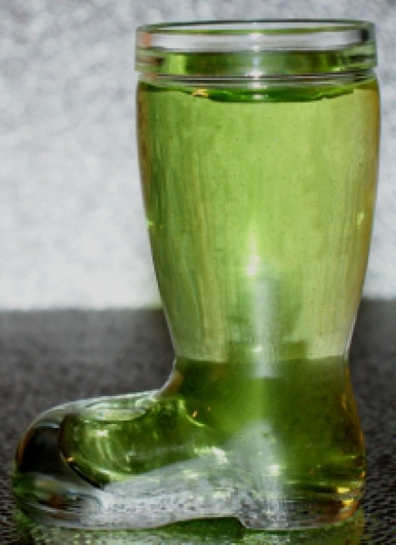 Boot 40 mL, drinking glass, motif glass, shot glass, mini vase