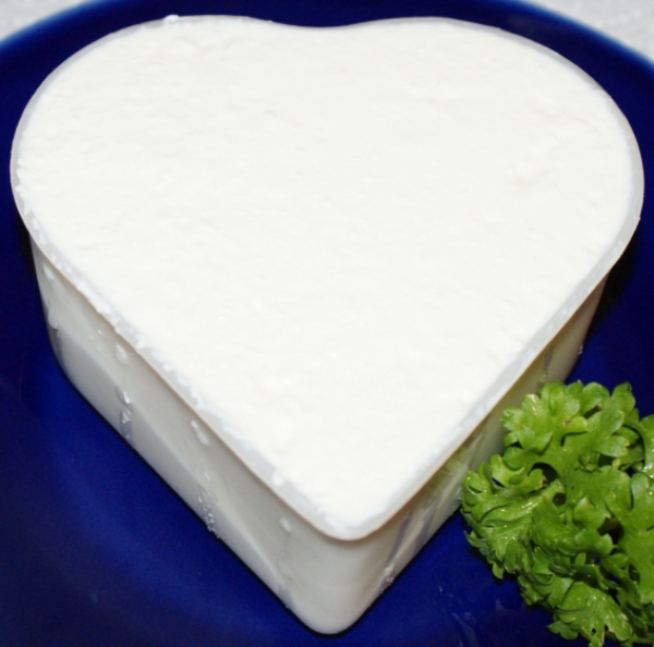 Special occasion cheese mould, heart shape for cheese, cream cheese, curd,