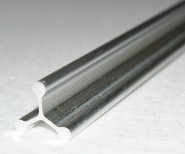 Smoking spit aluminium 100 cm, smoking spit, smoke stick - star profile, smoking,