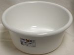 Bowl, plastic deep bowl Ø 28 cm; 4,5 L white by Gies, Salad, Sausage,