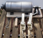 Wurstfüller 4 Liter, liegend, inklusive Anleitung, Wurstmaschine, Wurstpresse,