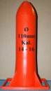 Einziehrohr, Einziehilfe, Füllrohr, 110 mm, 14ner + 16ner Kaliber, Schinkennetzhilfe,Rollbratennetzhilfe,