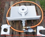 Drawer insert for 4.2 kW gas burners in Smoki smoking ovens