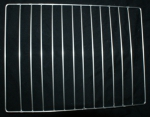 Flat grate 34x25 cm made of 1.4301 V2A stainless steel, flat grates, grills, (1010)