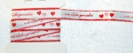 Stoffband "mit Liebe gemacht" 4,5 m, 15 mm