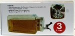 Drinks dispenser 3 litres - for the fridge with tap