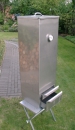 Eel smoker - FAL sheet metal, with lid and 115x30x30cm
