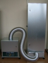 External smoke generator for SMOKI's made of FAL sheet metal
