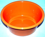 Schüssel, Ø 40 cm; 12,5 L, orange, Kunststoff Tiefschüssel von Gies, Salat, Wursten,
