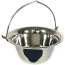 Gulaschkessel 10 Liter Edelstahl dickwandig 1 mm Materialstärke