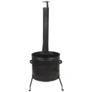 Ofen Gulaschkanone Gulaschofen 39 cm für 15L oder 22L Gulaschkessel Material 1,2 mm