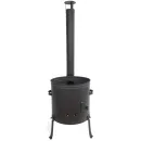 Ofen Gulaschkanone Gulaschofen 42 cm für 22L oder 30L Gulaschkessel Material 1,2 mm