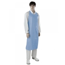 Professional disposable aprons blue 75x130 cm, 75 pieces