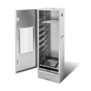 Embossed CR stainless steel with window 120x39x33 cm (1242)