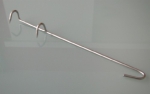 Fish smoking hook standard - double fixation