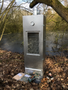 Smoking oven, insulated, CR stainless steel with window 120x39x33 cm insulated (1236) smoking