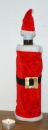 Weihnachtsmanndekoration mit Mütze für Flaschen, X-mas